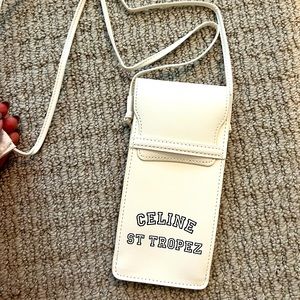CELINE Sunglasses phone case St. Tropez strap NEW. Fits iPhone 13 Pro 🕶️ 📱
